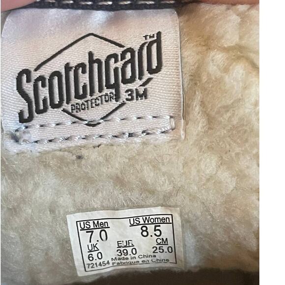 Vans Scotchgard Faux Fur Blue High Tops Sneakers Unisex W8.5 M7 - Picture 8 of 8